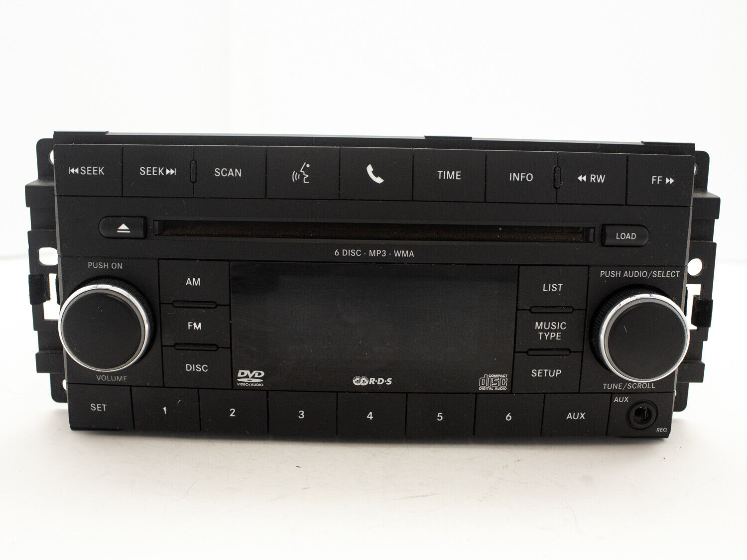 OEM Jeep Dodge & Chrysler Audio Radio AM FM AUX Auxiliary 6 Six CD DVD Player