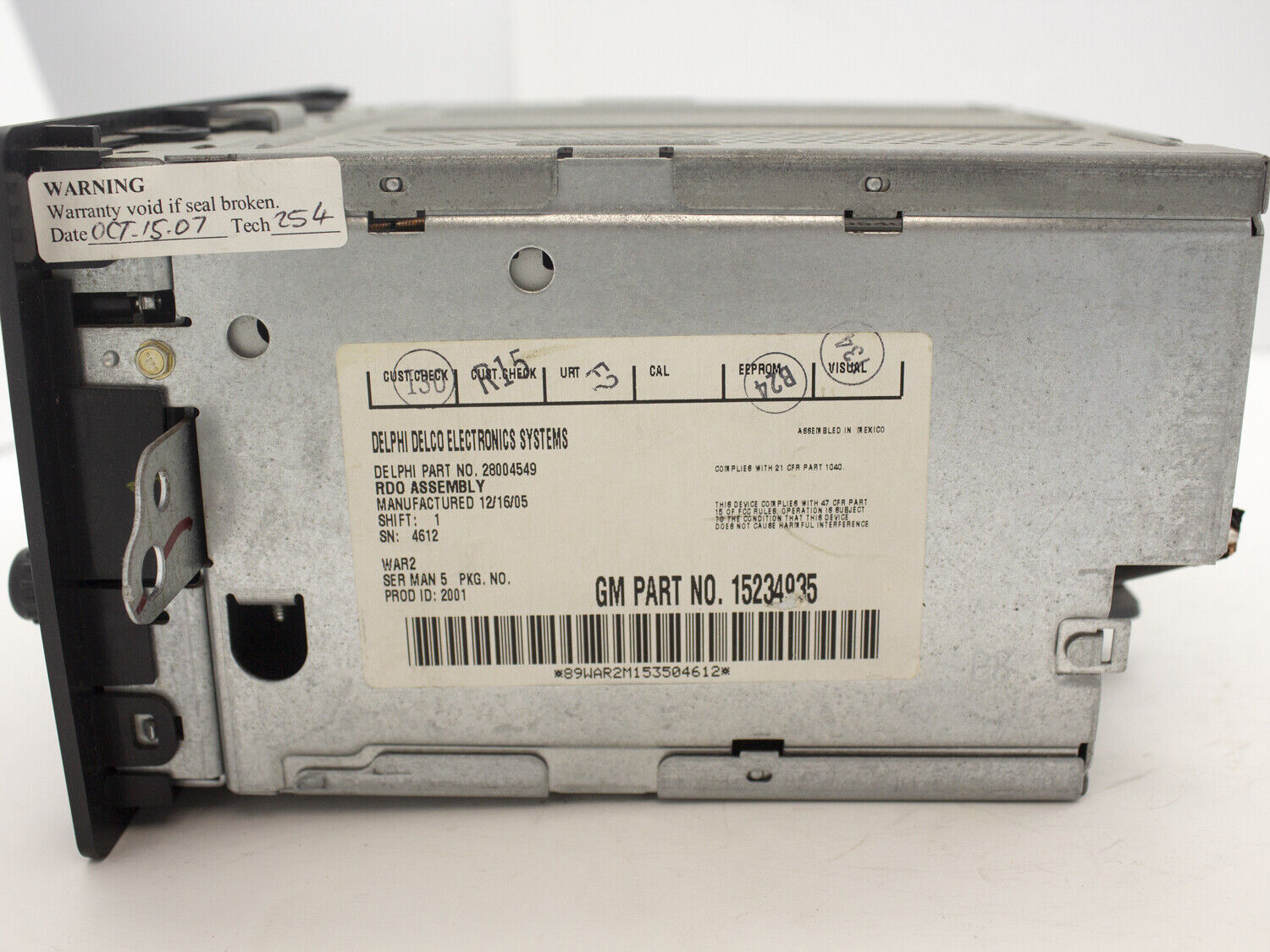 OEM Chevrolet Avalanche GMC Yukon & Isuzu AM FM Radio Audio 6CD Player System