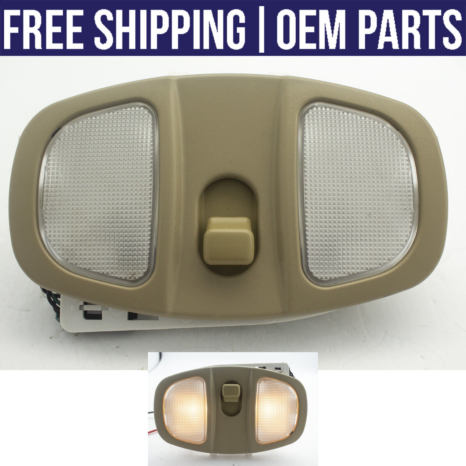 OEM Overhead Map Reading Dome Light Sunroof Switch Unit For Pontiac Chevy Saturn