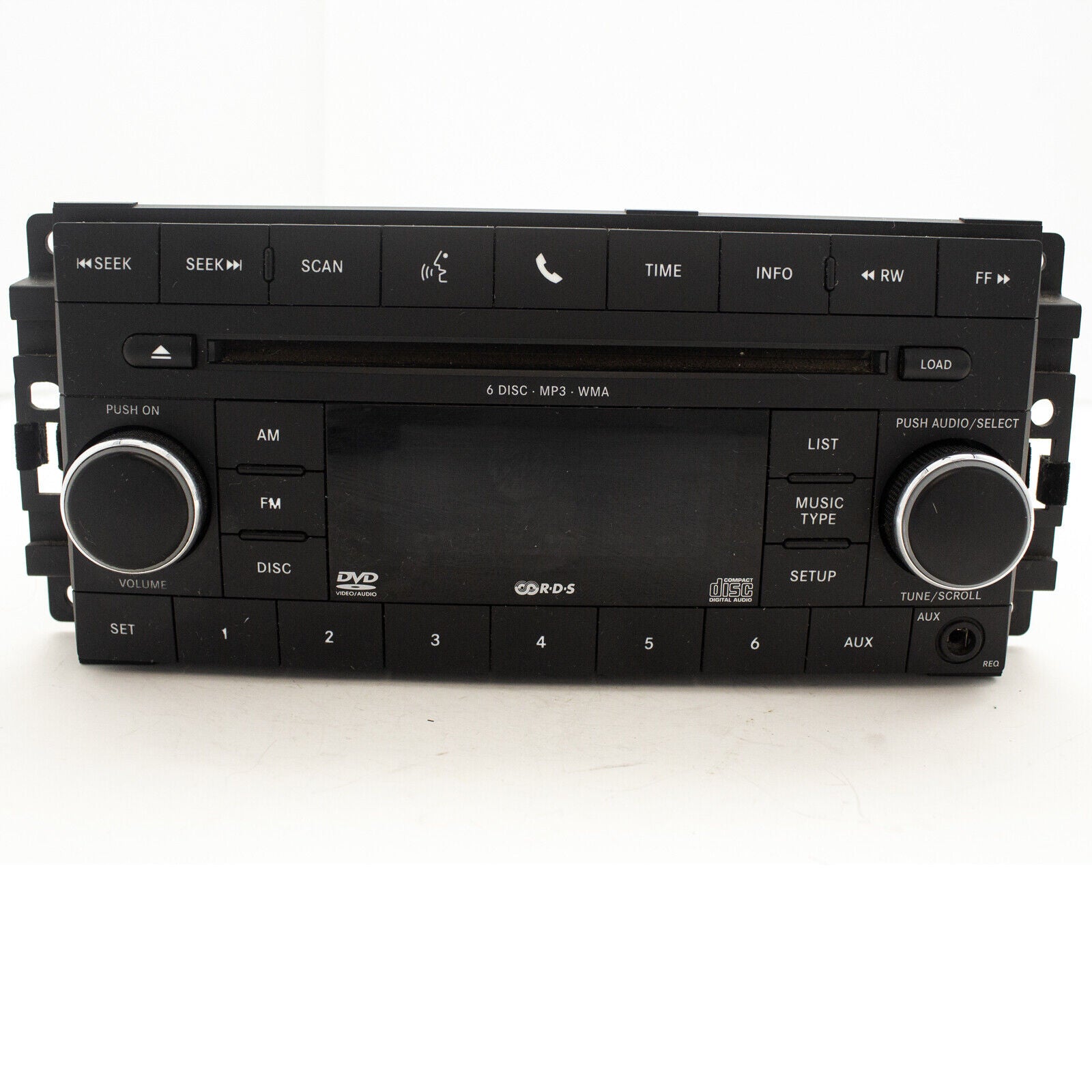 OEM Jeep Dodge & Chrysler Audio Radio AM FM AUX Auxiliary 6 Six CD DVD Player