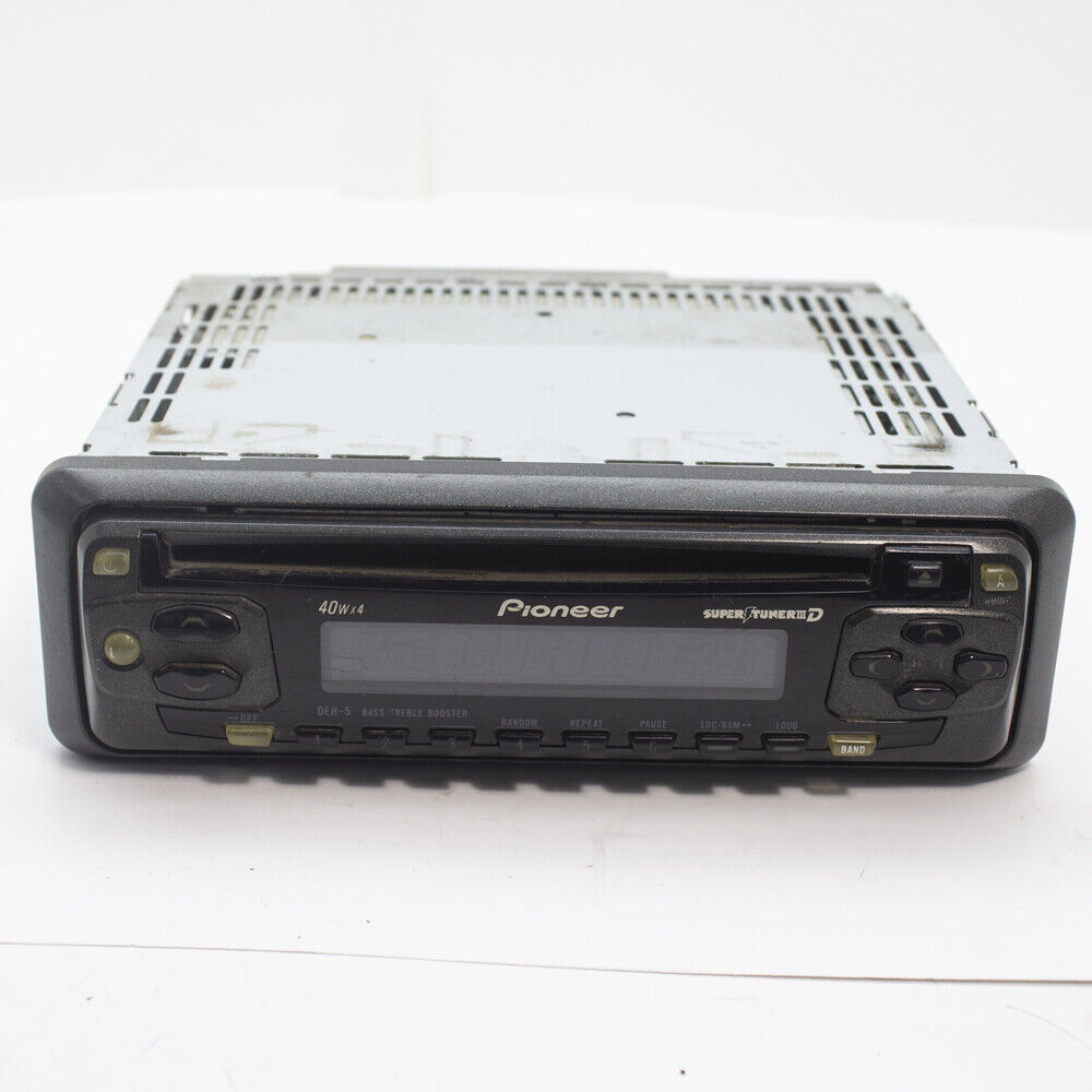 Pioneer DEH-5 Audio Radio AM FM CD Disk Player Stereo Receiver Unit Super Tuner