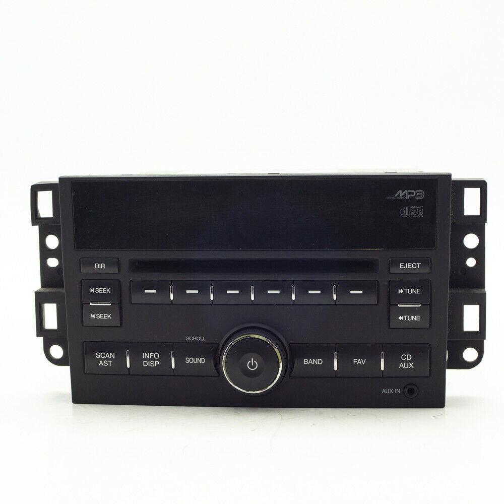 09 10 Chevy Chevrolet Aveo Audio AM FM Radio CD MP3 Player Auxiliary Aux - OEM