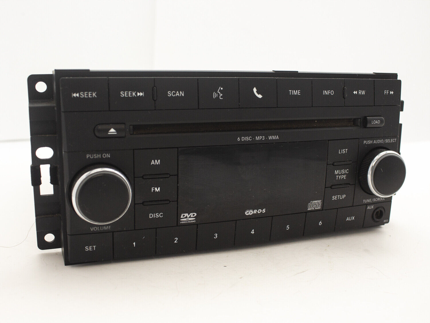 OEM Jeep Dodge & Chrysler Audio Radio AM FM AUX Auxiliary 6 Six CD DVD Player