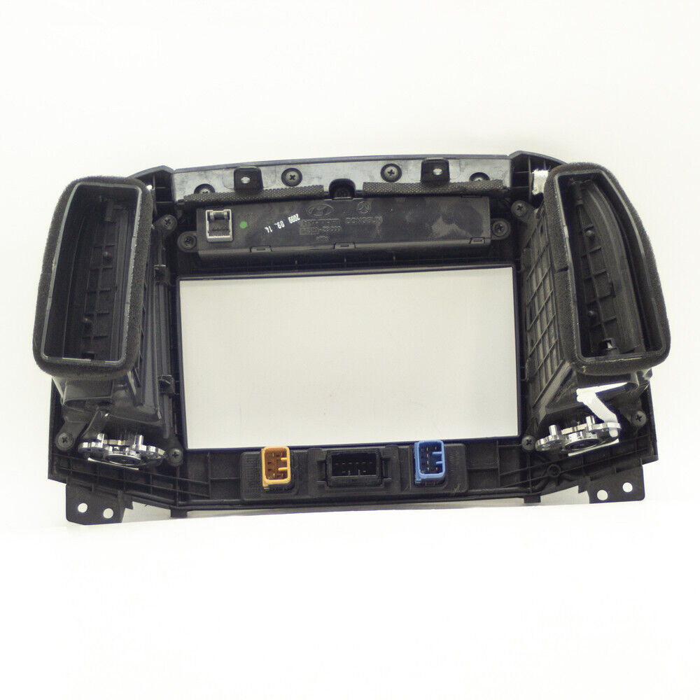 07 08 09 10 12 Hyundai Santa Fe Center Dash Radio Climate Trim Bezel W/ Clock