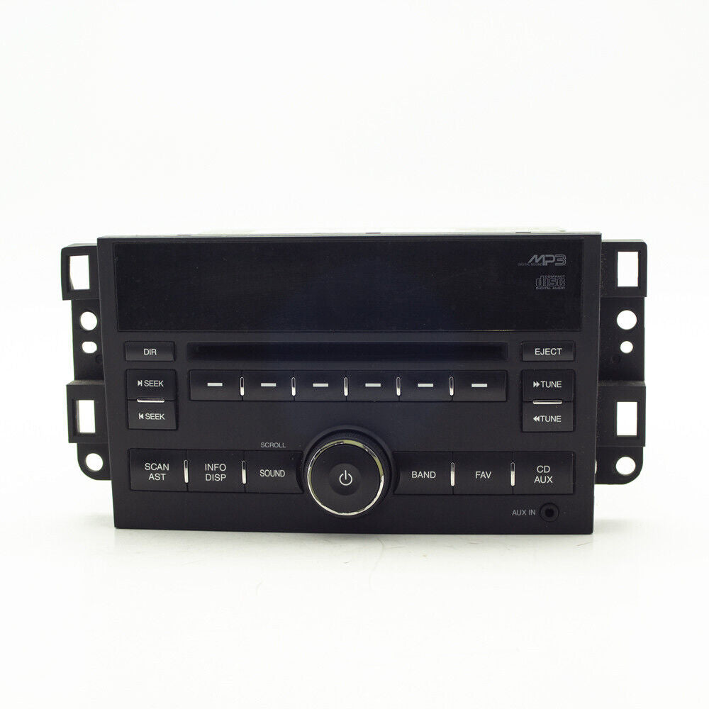 09 10 Chevy Chevrolet Aveo Audio AM FM Radio CD MP3 Player Auxiliary Aux - OEM