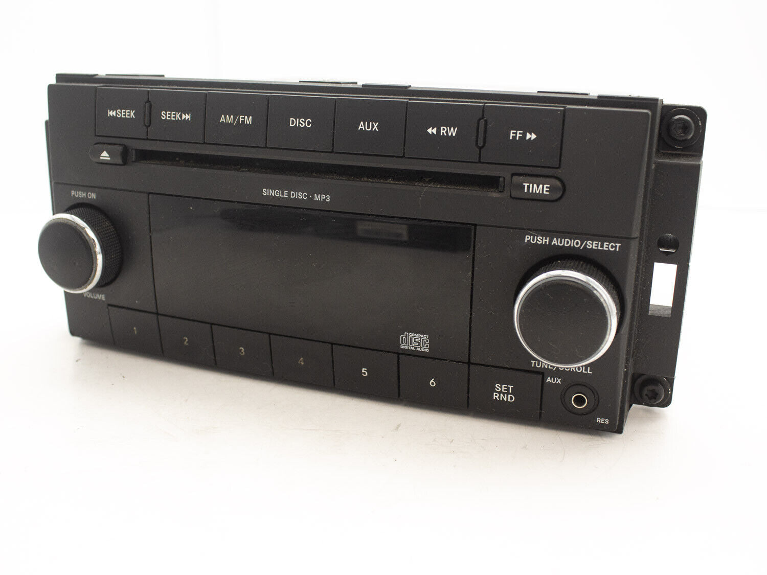 OEM Jeep and Dodge Audio Radio AM FM AUX CD Player w Auxiliary Receiver Used