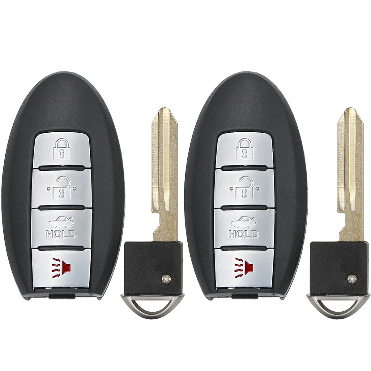 2x New Keyless Entry Smart Remote Key Fob For Nissan and Infiniti - KR55WK48903