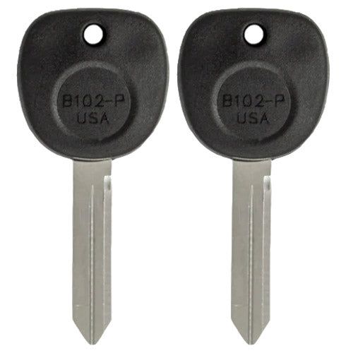 New uncut ignition key with model B102 P 